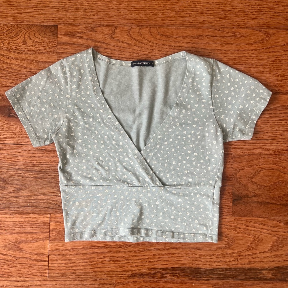 brandy floral top